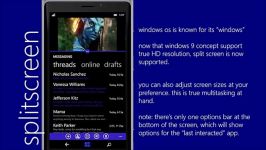 Windows Phone 8.1 9.0 Concept UI