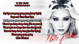 CL  HELLO BITCHES Lyrics Hangul + Romanization + English