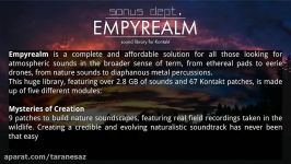 EMPYREALM  Atmospheric cinematic sound library for Kontakt