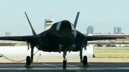 f35 حرکت روی باند سیستم پرواز عمودی بسیار زیبا