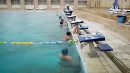 تیم شنای آبهای آزاد جانبازان معلولین تمرینات 1