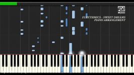 پیانو EURYTHMICS  SWEET DREAMS  SYNTHESIA