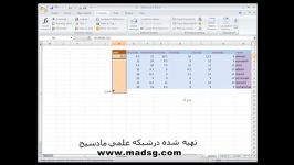 آموزش Excel در سایت مادسیجقسمت نهم