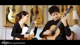 Duo Lanini  Festa plays Prelude Fugue in E by Castelnuovo Tedesco on 2018