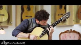 Andre Bernovski plays Fuoco from Libra Sonatine by Roland Dyens on a 2014 Thoma