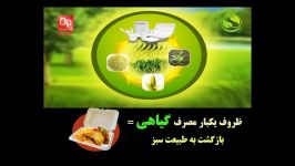 ظروف گیاهی تجزیه پذیر