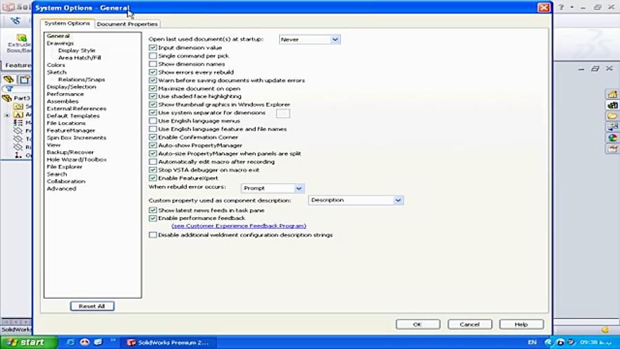 11 طریقه تنظیم سیستم واحدها در solidworks