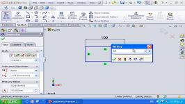 25 ویرایش مقدار اندازه پارامترها در solidworks