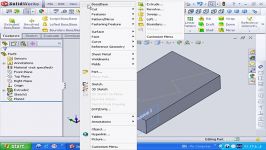 77 آشنایی فرمان sweep در solidworks