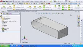 84 آشنایی فرمان posite curve در solidworks