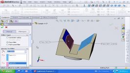 93 آشنایی دستور fillet face در solidworks