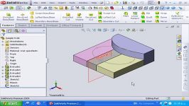 113 نحوه عملکرد گزینه feature scope در solidworks