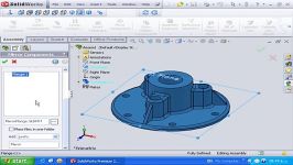 142 نحوه ایجاد قطعات متقارن در برنامه solidworks