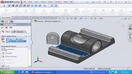 148 جوشکاری قطعات در محیط منتاژی برنامه solidworks