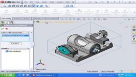 146 یافتن تداخل قطعات منتاژی در solidworks