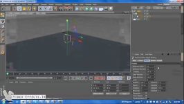 آموزش کار ابزار Emitter در برنامۀ Cinema 4D.