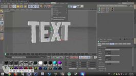 آموزش ساخت متن جبابی در برنامۀ Cinema 4D.