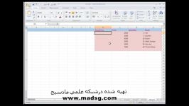 آموزش Excel در سایت مادسیجقسمت سیزدهم