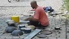 دی جی شگفت انگیز خیابانی Amazing street DJ نوازنده خیابانی