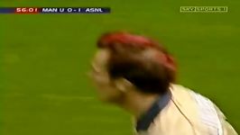 Manchester United 0 1 ARSENAL  Wiltord Goal 