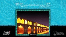 IRAN International Public Health Summer School IPHS2014