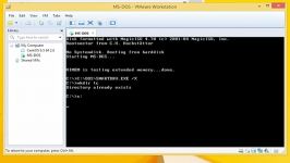 آموزش نصب Turbo C در MS DOS VMWare Workstation 10