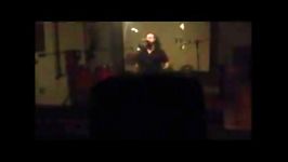 اجرای آهنگ گلخونه سینا حجازی در استدیو شخصی محسن چاوشی