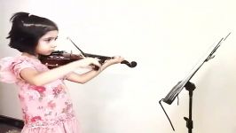 violin hungarian dance no.5 تکنوازی ویولن نگار 6 ساله