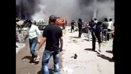 انفجار خودروی بمب‌گذاری شده در بین نمازگزاران در ادلب