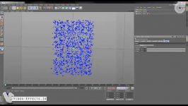 آموزش ساخت متن تشکیل شده اجسام در برنامۀ Cinema 4D.