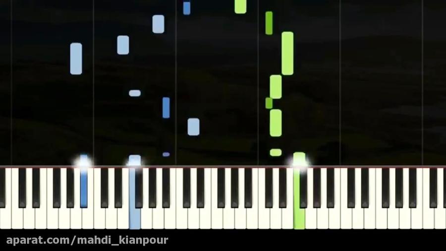 پیانو آهنگ زیبای گرین اسلیوز Greensleeves آموزش پیانو