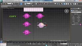 آموزش 3Ds Max پارت 13 Clone کپی کردن