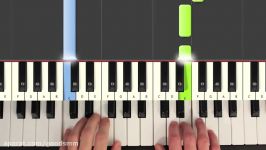 Beethoven  Ode To Joy  Symphonie No 9  SLOW  Piano Tutorial Easy synthesia