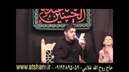 مداحی حاج روح الله غلامی وسینه زنی پسرش