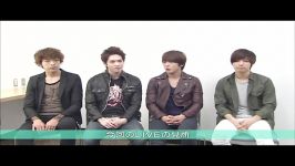 cnblue  صحبتهای گروه قبل اجرای اهنگ Intuition