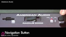 معرفی پلیر دی جی امریکن آئودیو American Dj Radius 3000