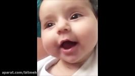 Cute baby and a telegram famous these days کودک بامزه معروف تلگرامی این روزها