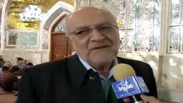 غبار روبی ضریح حسین بن موسی الکاظم ع طبس