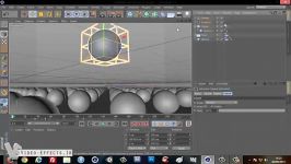 آموزش ایجاد جذب شدن اجسام به جسم دیگه در Cinema 4D.