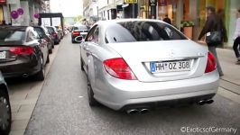 برن اوت صدای موتور بنز CL63 AMG