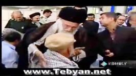 تواضع بی نظیر امام خامنه ای