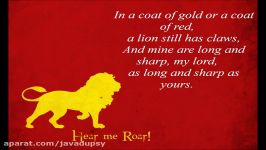 The Rains of Castamere   Lannister Song LYRICS