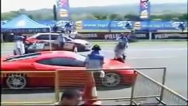 Ferrari 348 vs Mitsubishi Lancer Evo X Drag Racing