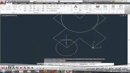 آشنایی دستور circle در اتوکد mihanbana.com