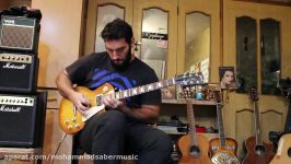 تک نوازی گیتار الکتریک توسط محمد صابر سبک راک