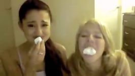 Chubby Bunny Challenge  Jennette and Ariana