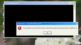 مشکل اجرا در windows android  لطفا کمک کنید