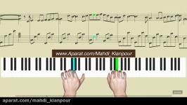 پیانو نوازی آهنگ زیبای رنگین کمان Piano Rainbow آموزش پیانو ایرانی کلاسیک پاپ