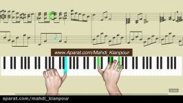 پیانو آهنگ زیبای راپسودی بوهمی Piano Bohemian Rhapsody آموزش پیانو ایرانی پاپ