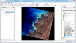 باز کردن تصاویر landsat5 در ENVI